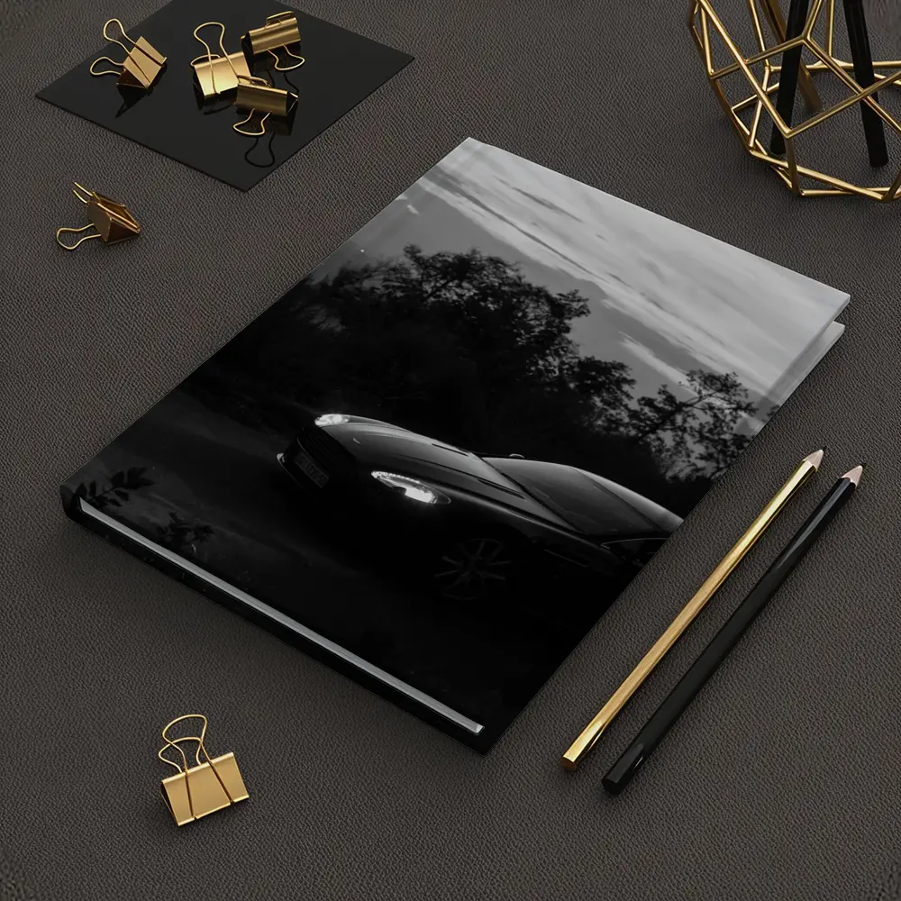 Aston Martin Vantage Black and White Dusk – Notebooks