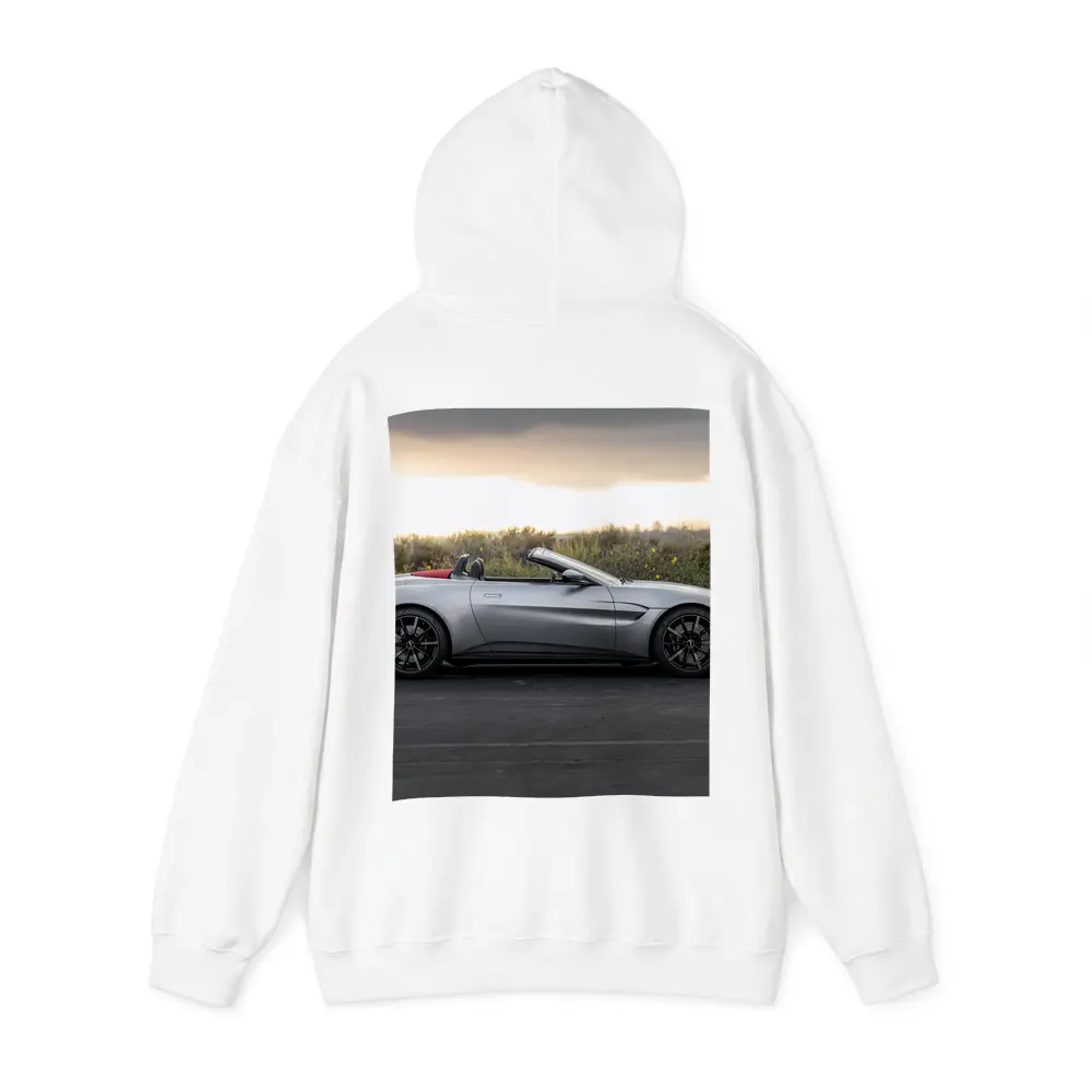Aston Martin Vantage Roadster Silver Side Profile – Hoodies