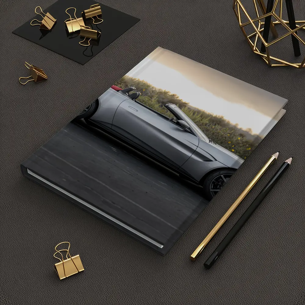 Aston Martin Vantage Roadster Silver Side Profile – Notebooks