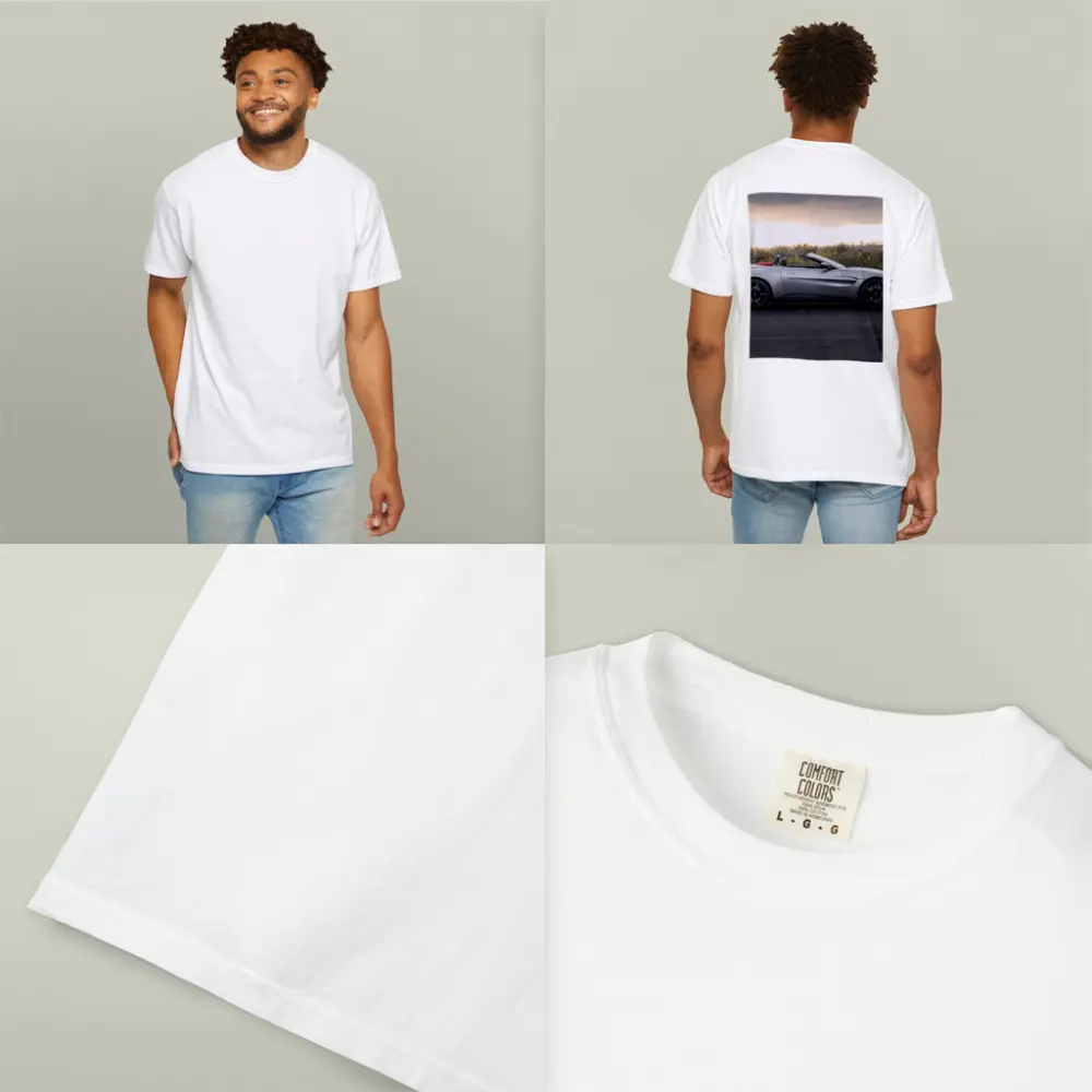 Aston Martin Vantage Roadster Silver Side Profile – T-Shirts