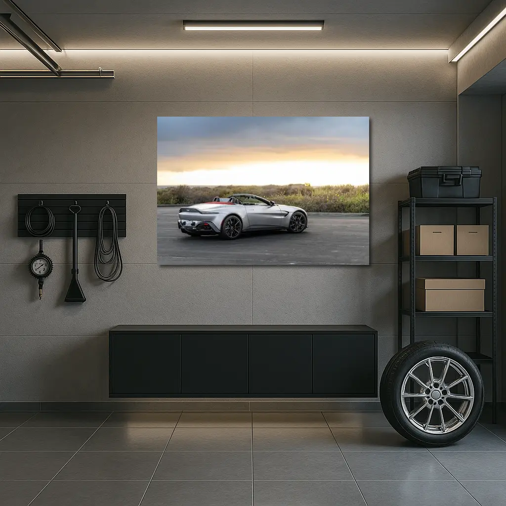 Aston Martin Vantage Roadster Coastal Sunset – Wall Art