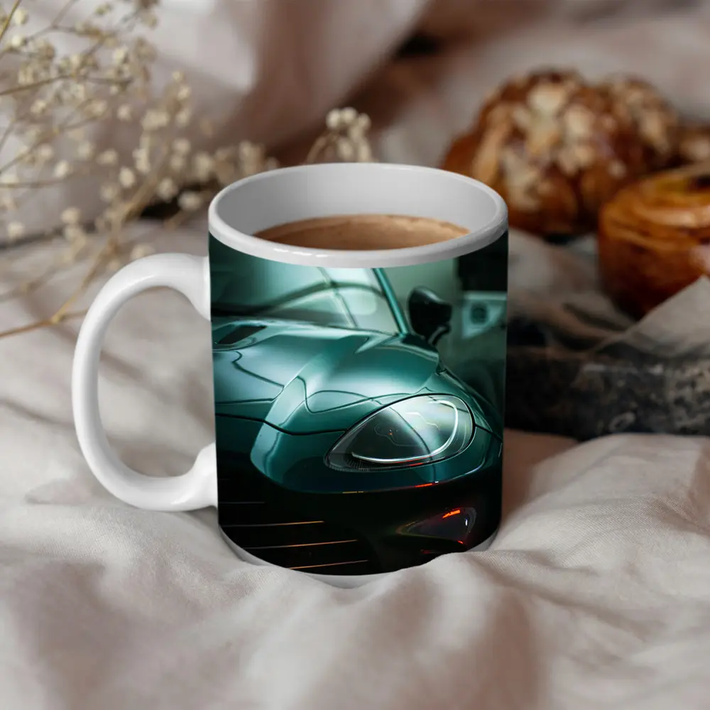 Aston Martin DBX Deep Green Garage Close Up – Mugs
