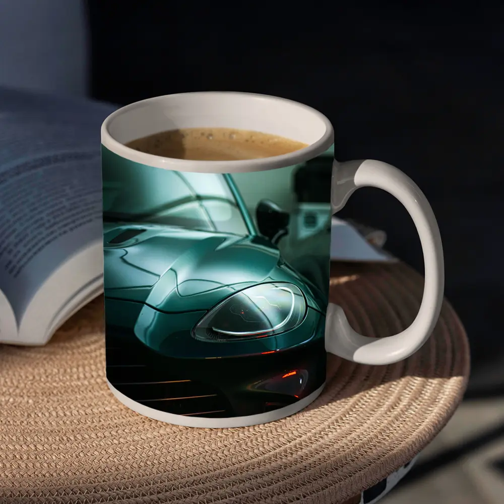 Aston Martin DBX Deep Green Garage Close Up – Mugs