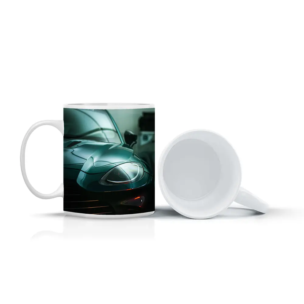 Aston Martin DBX Deep Green Garage Close Up – Mugs