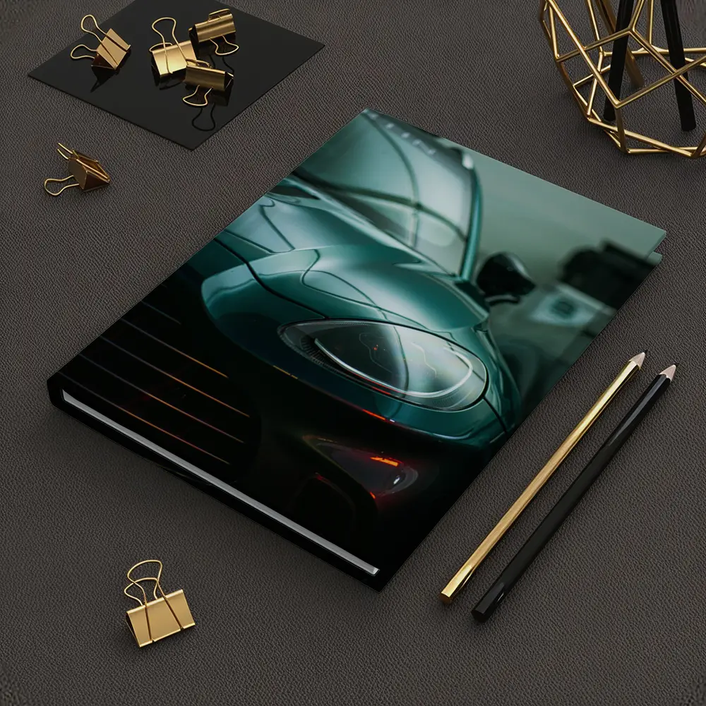 Aston Martin DBX Deep Green Garage Close Up – Notebooks