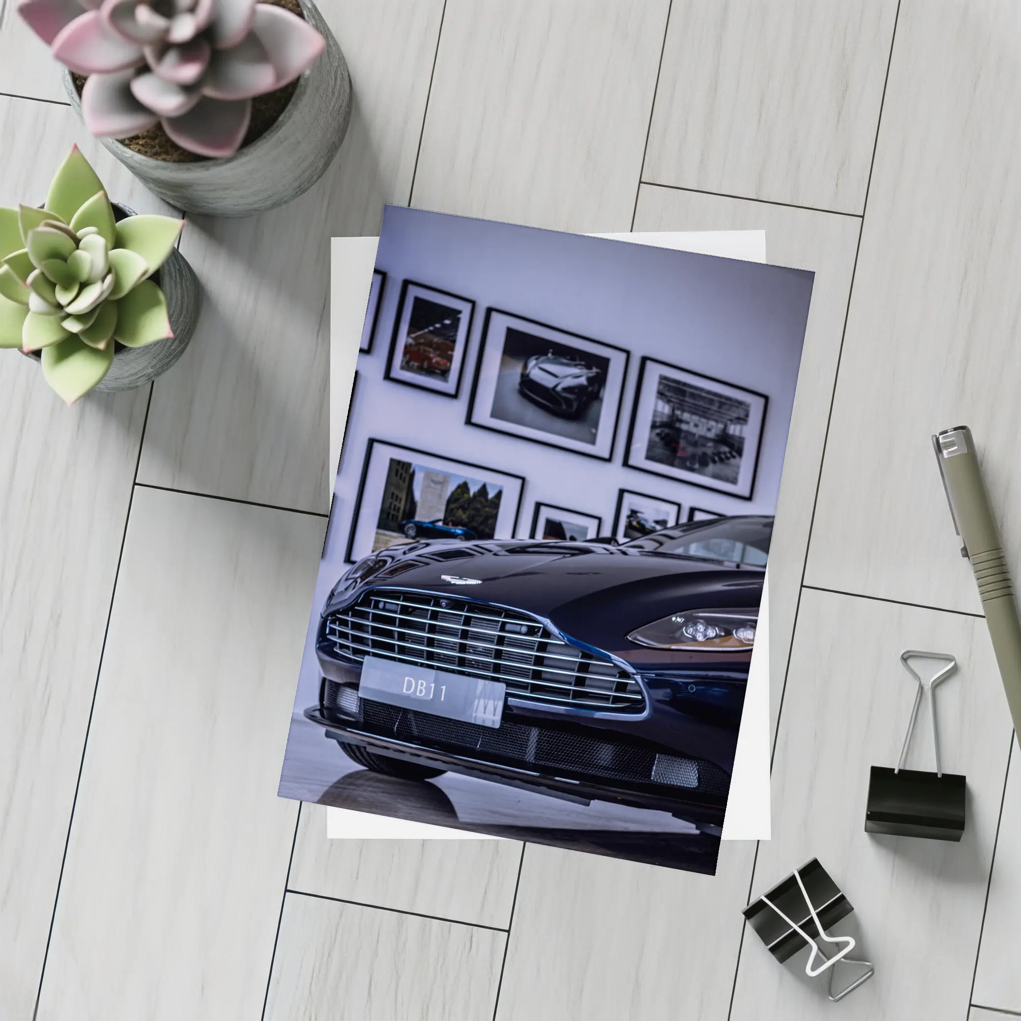 Aston Martin DB11 Dark Showroom Gallery – Postcards
