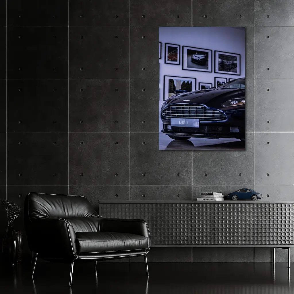 Aston Martin DB11 Dark Showroom Gallery – Wall Art