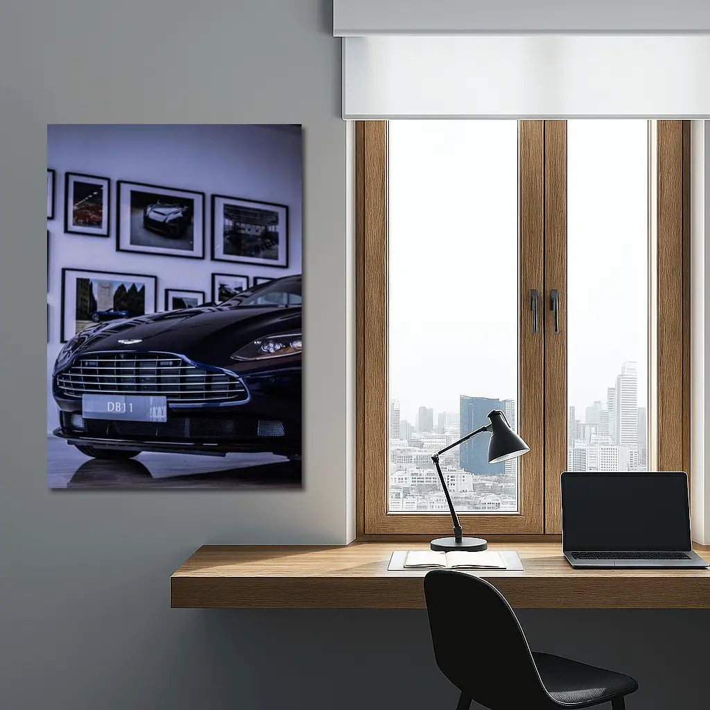Aston Martin DB11 Dark Showroom Gallery – Wall Art