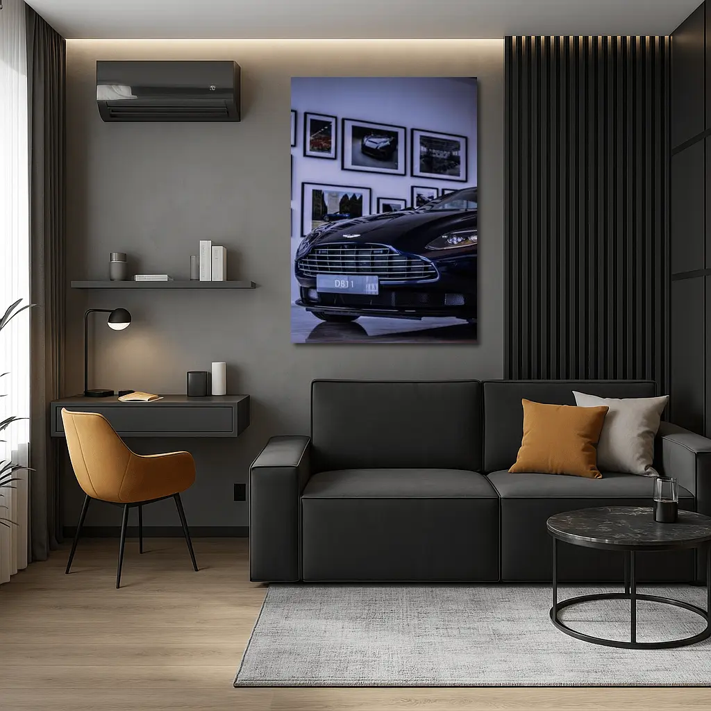 Aston Martin DB11 Dark Showroom Gallery – Wall Art
