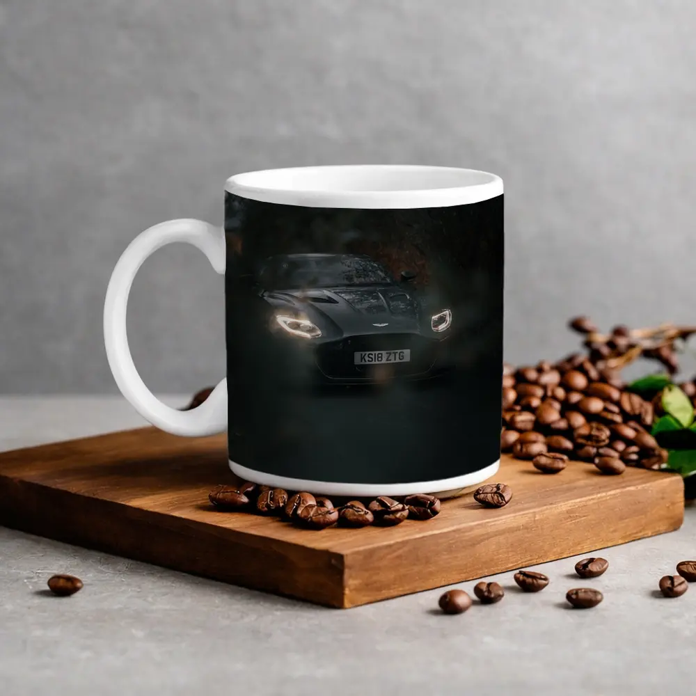 Aston Martin Vantage Dark Moody Forest Road – Mugs