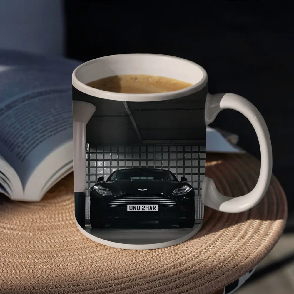 Aston Martin DB11 Black Parking Garage – Mugs