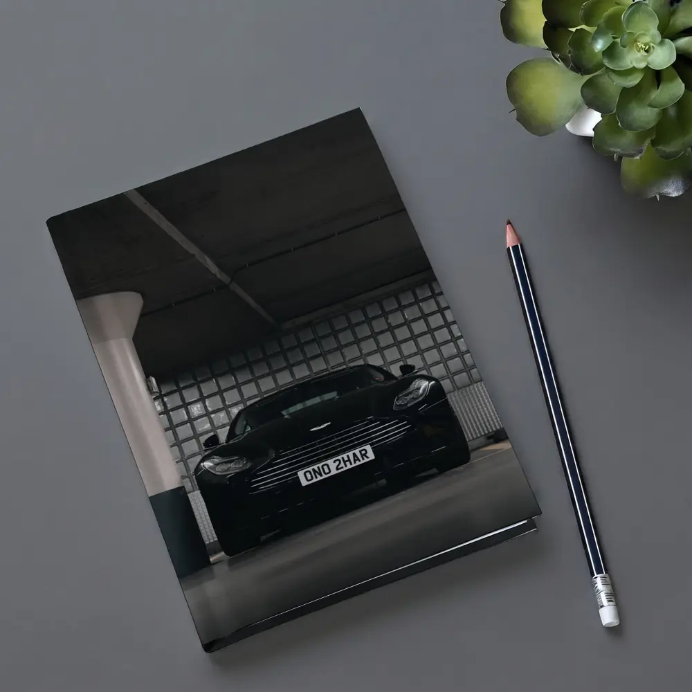 Aston Martin DB11 Black Parking Garage – Notebooks