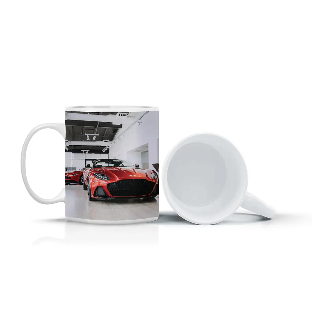 Aston Martin DBS Superleggera Red Showroom – Mugs