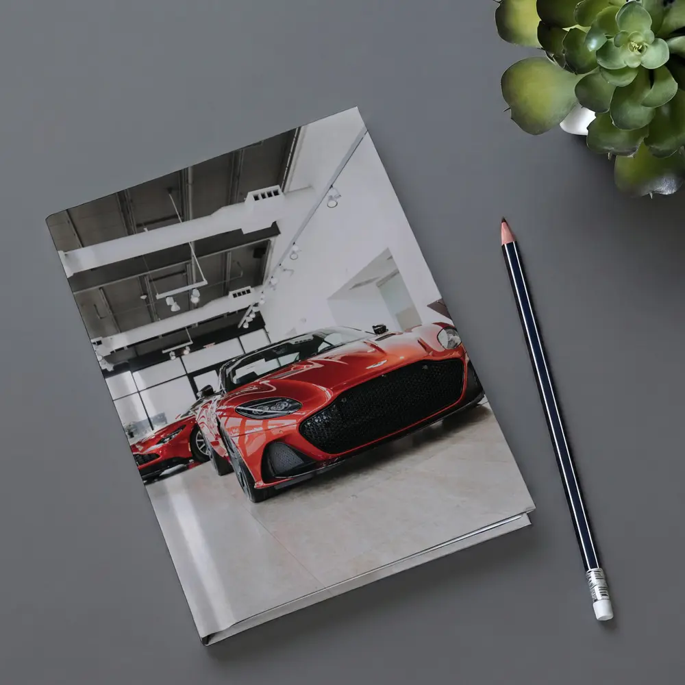 Aston Martin DBS Superleggera Red Showroom – Notebooks