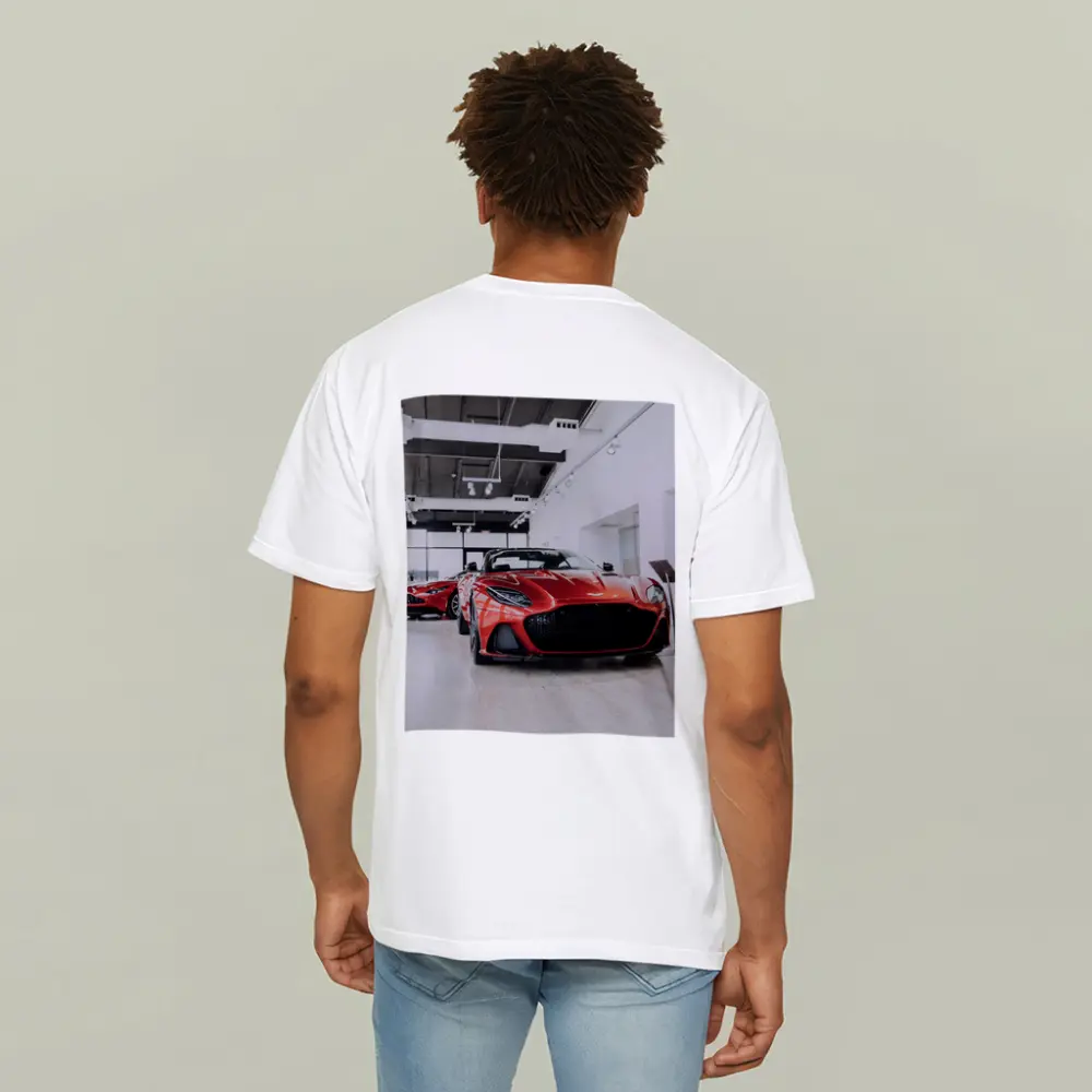 Aston Martin DBS Superleggera Red Showroom – T-Shirts
