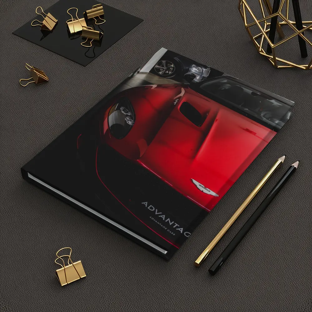 Red Aston Martin Vanquish Inside Dealership Showroom – Notebooks