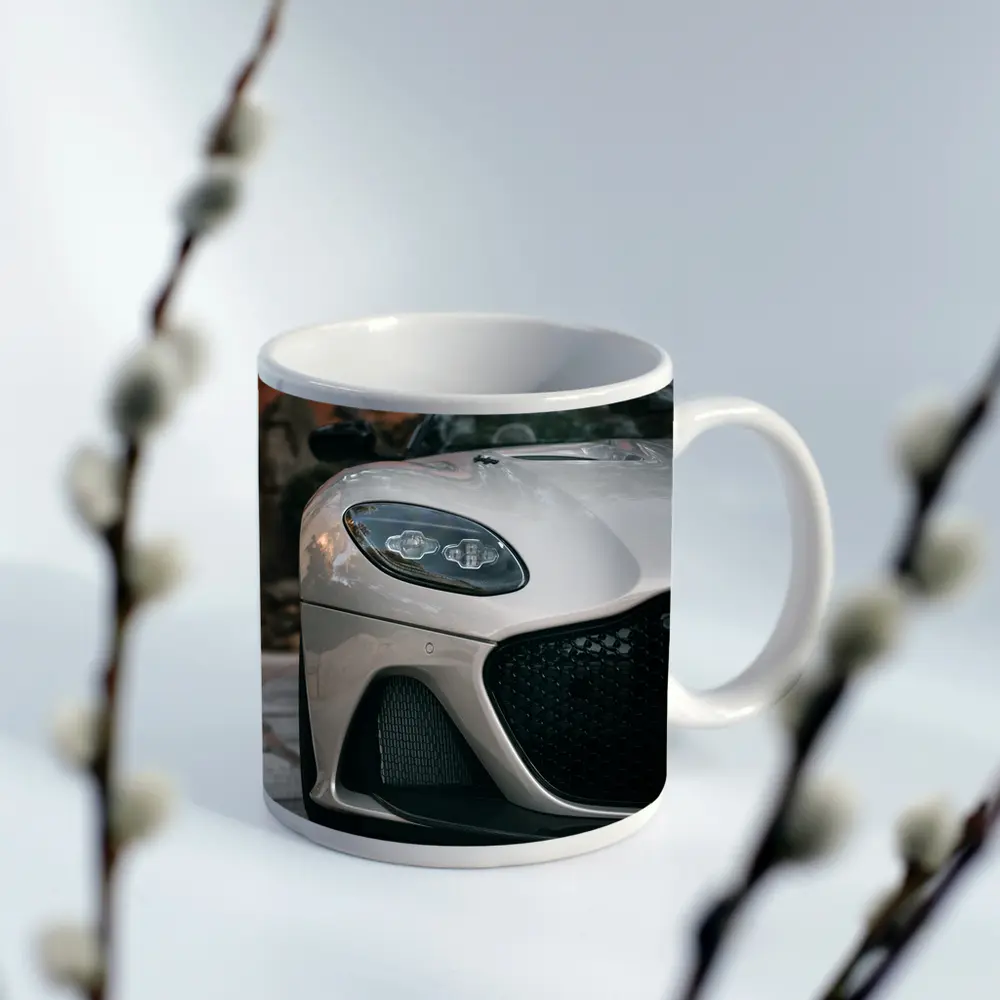 Aston Martin DBS Superleggera Front Close Up – Mugs