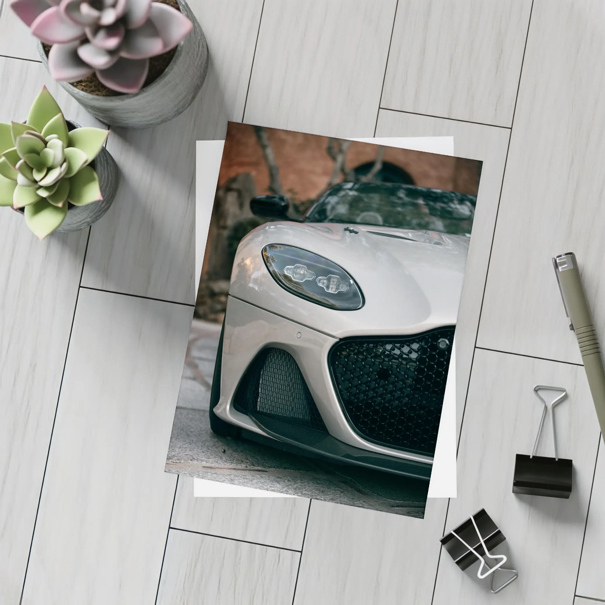 Aston Martin DBS Superleggera Front Close Up – Postcards