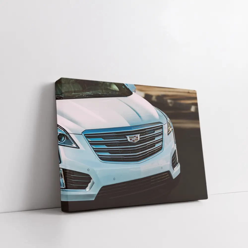 Cadillac XT5 White SUV Front Grille – Wall Art