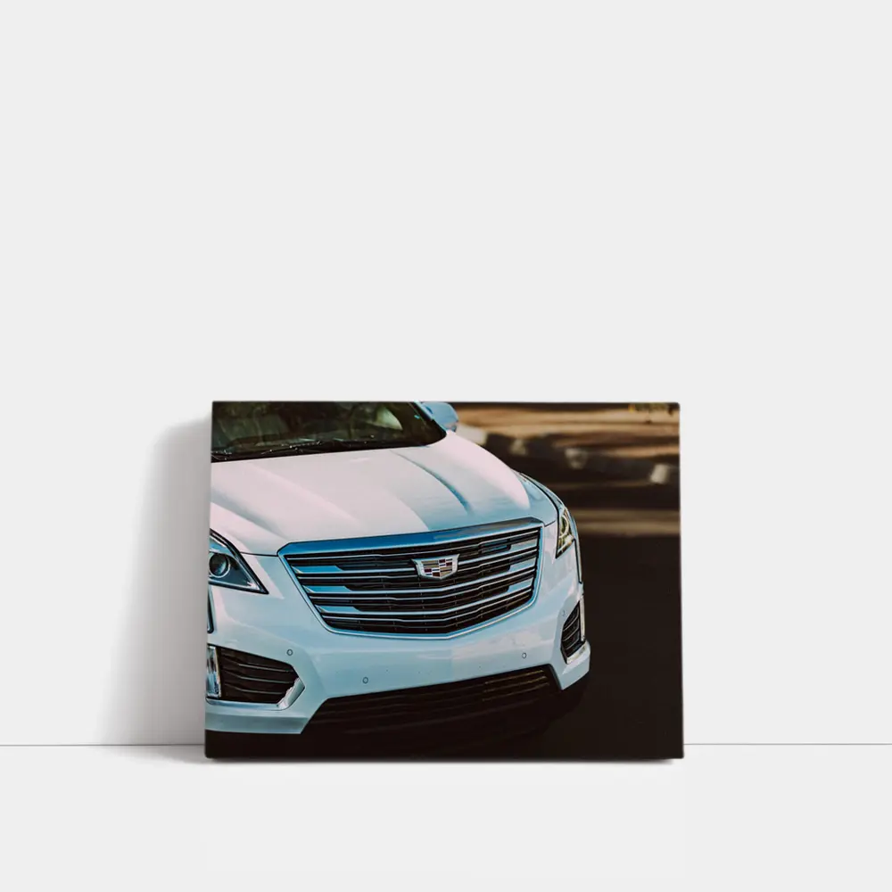 Cadillac XT5 White SUV Front Grille – Wall Art
