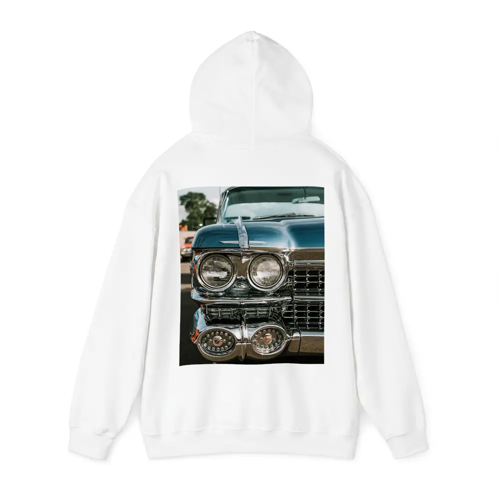 Classic Cadillac Chrome Grille Street Scene – Hoodies