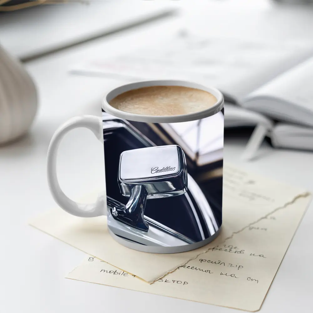 Cadillac Chrome Side Mirror Classic Car – Mugs