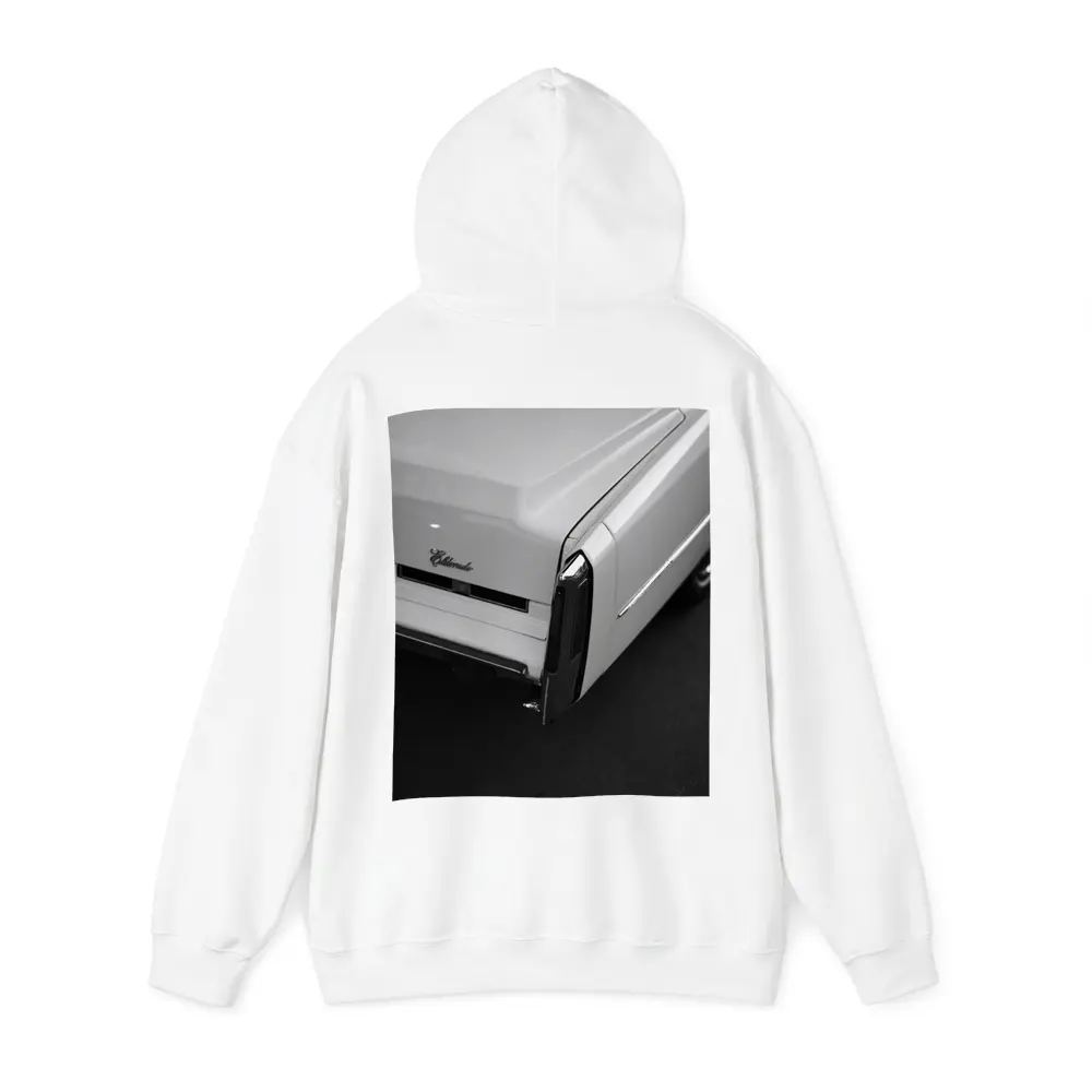 Cadillac Eldorado Classic Black White Close Up – Hoodies
