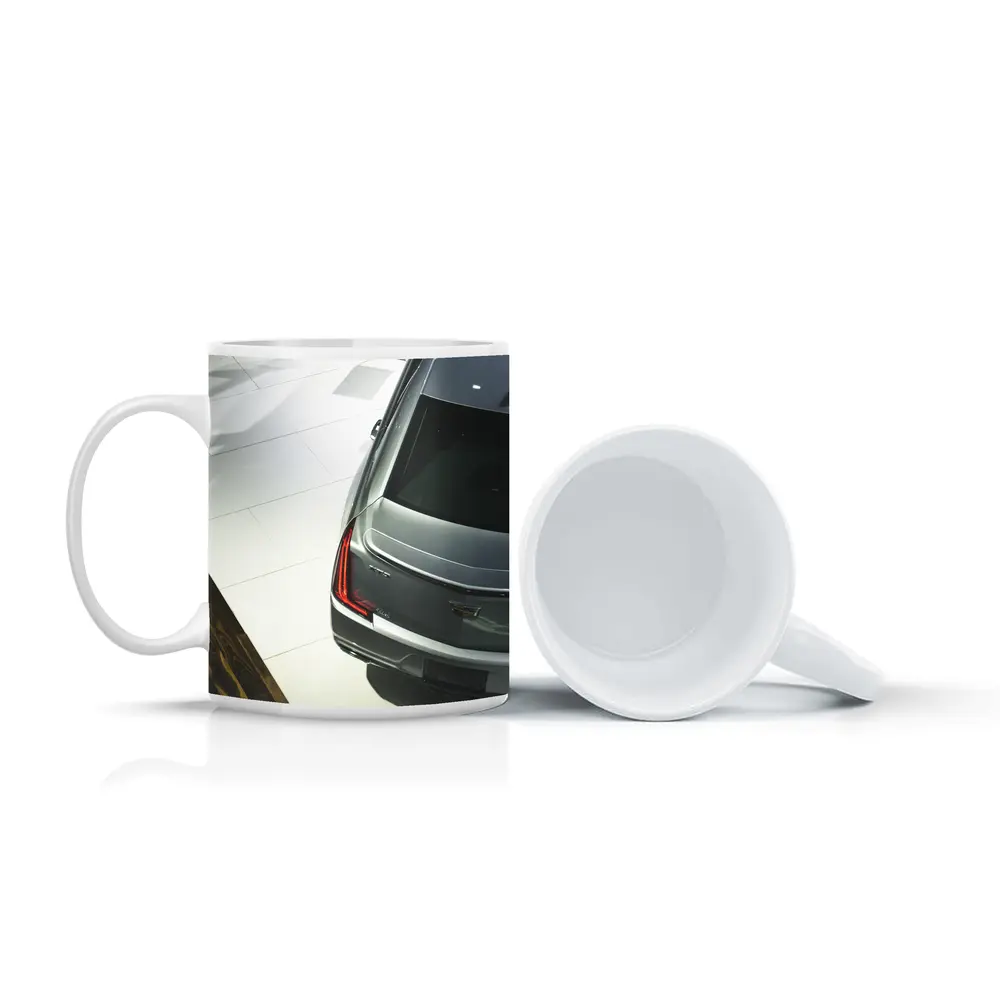 Cadillac CT5 Silver Sedan Showroom View – Mugs