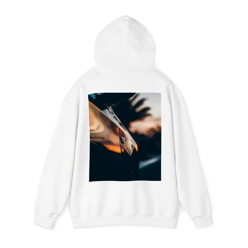 Jeep Badge Close Up Sunset Glow – Hoodies