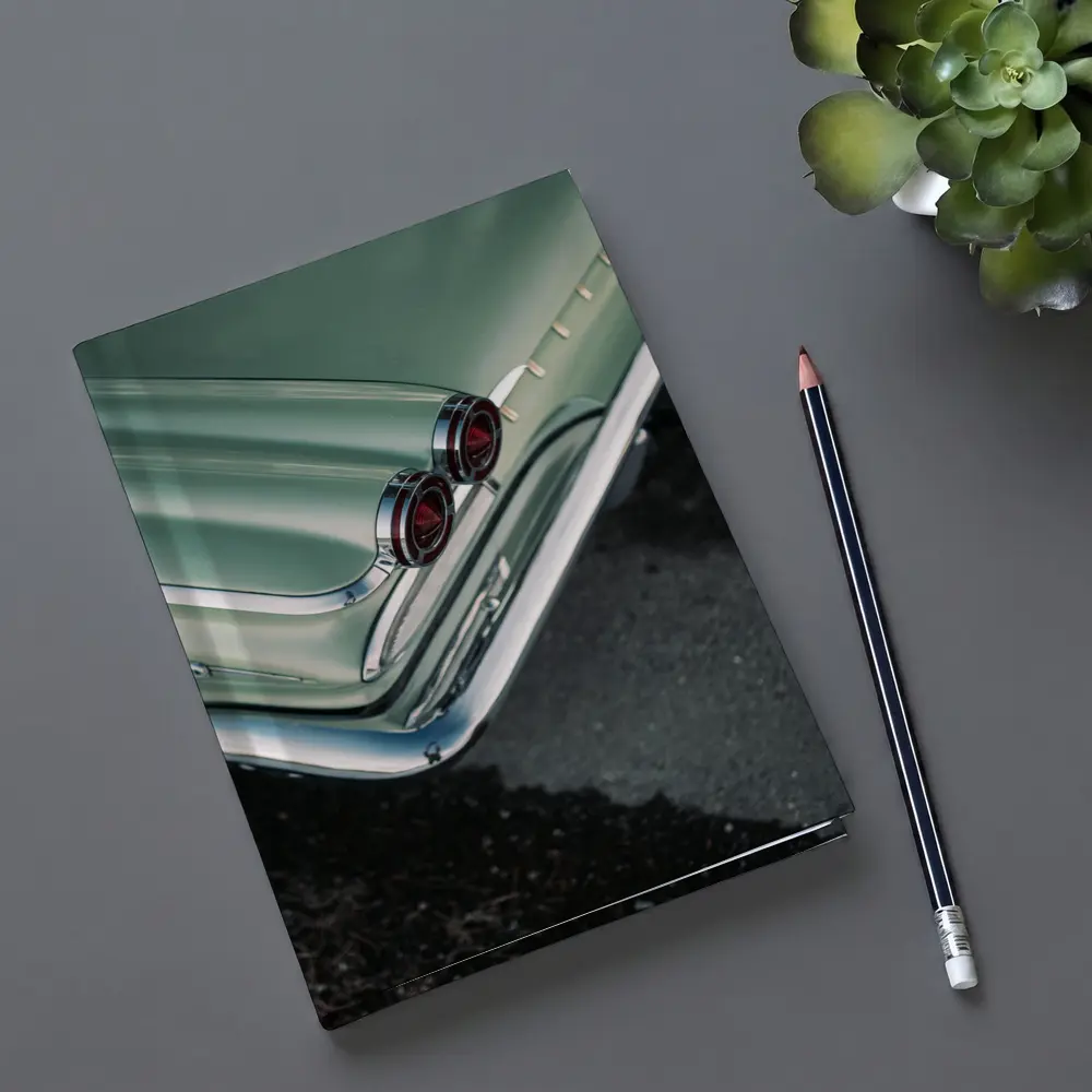 Classic Pontiac Tail Fins Mint Green Street – Notebooks