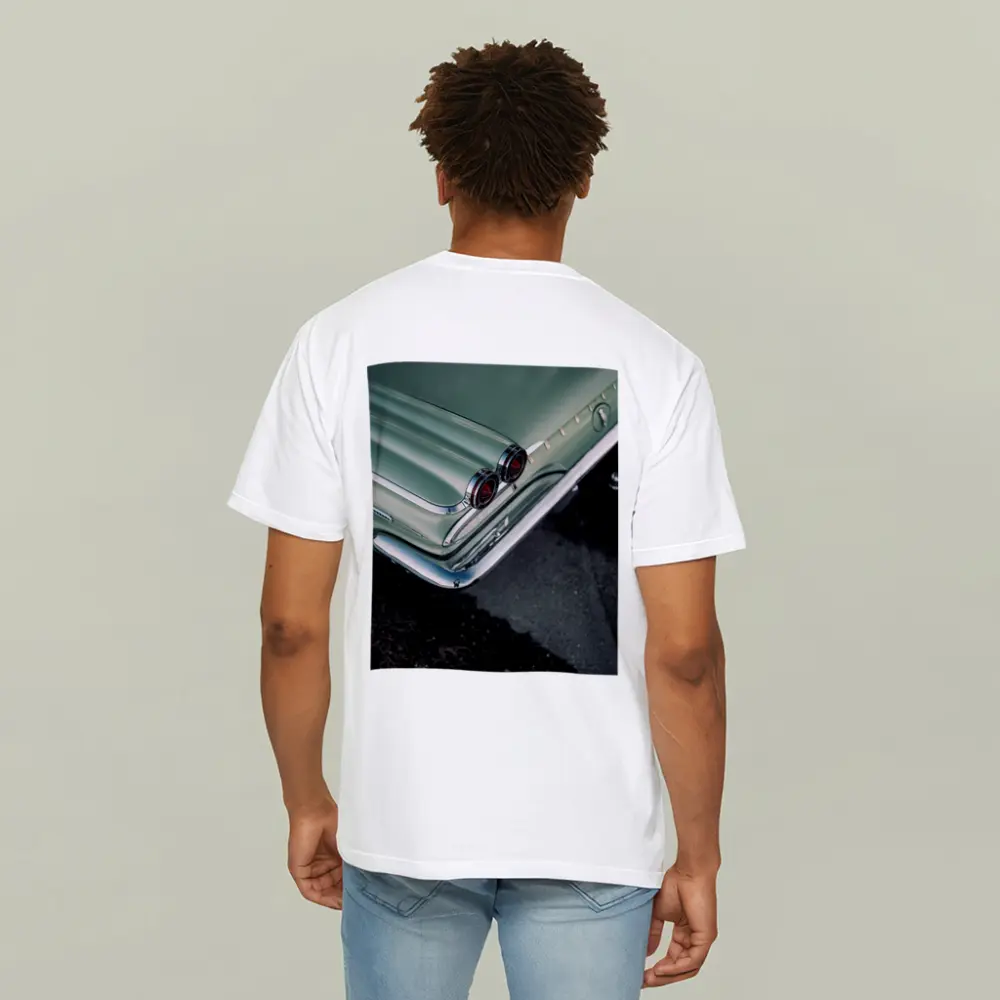 Classic Pontiac Tail Fins Mint Green Street – T-Shirts
