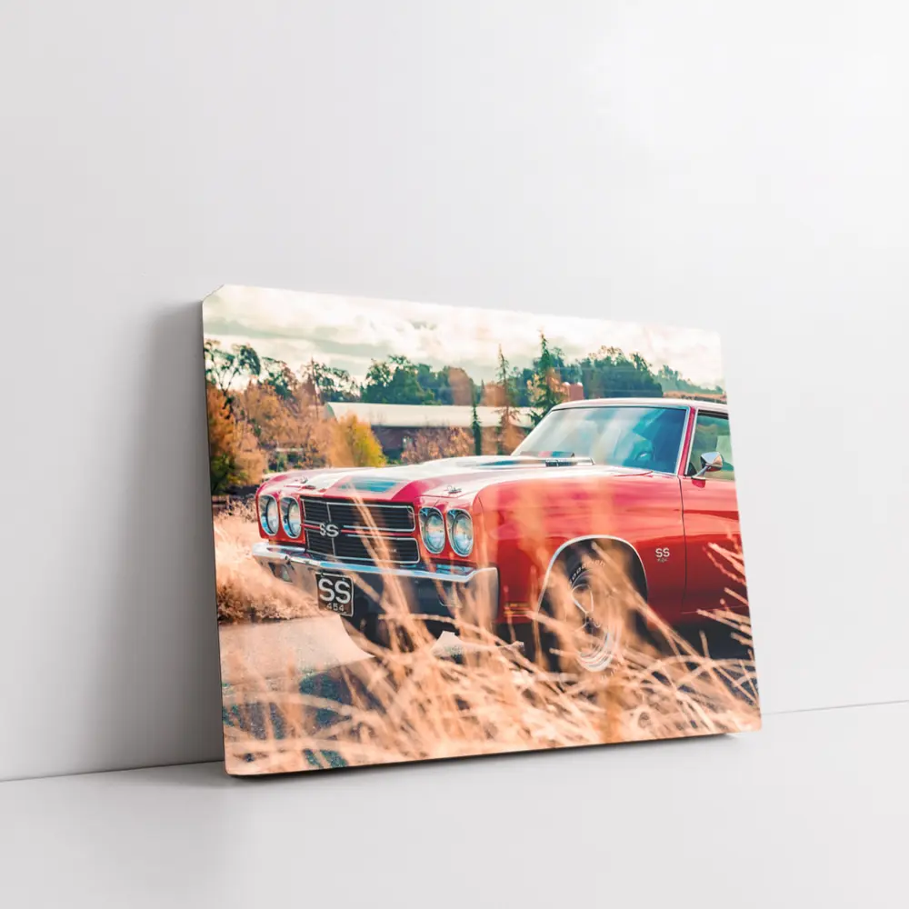 Chevrolet Chevelle SS Red Muscle Car – Wall Art