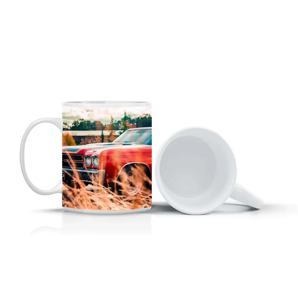 Chevrolet Chevelle SS Red Muscle Car – Mugs