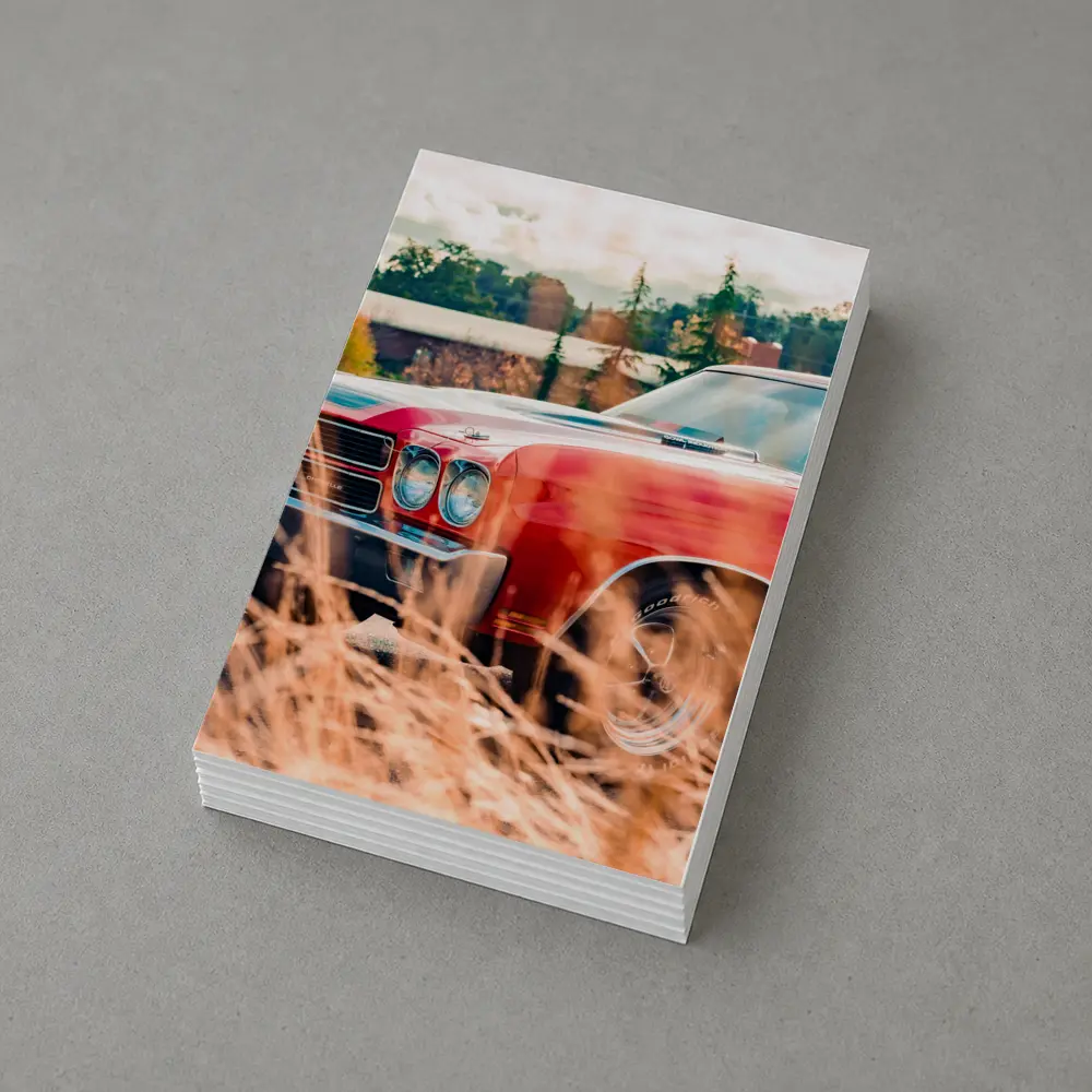 Chevrolet Chevelle SS Red Muscle Car – Postcards