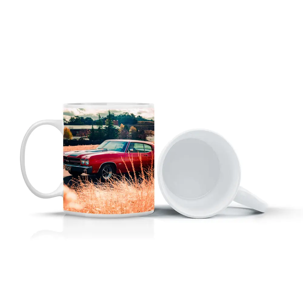Chevrolet Chevelle SS Red Muscle Car Field – Mugs