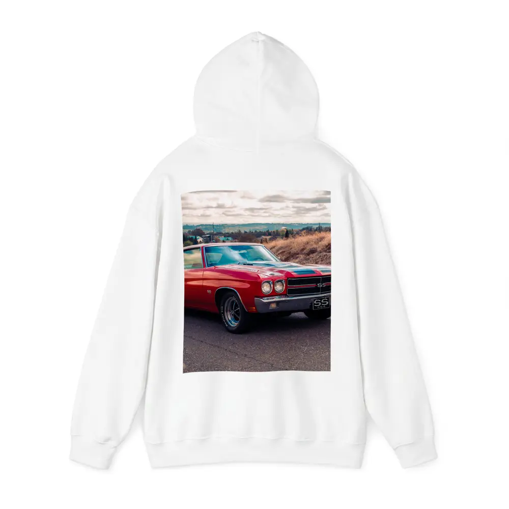 Chevrolet Chevelle SS Red Muscle Car – Hoodies