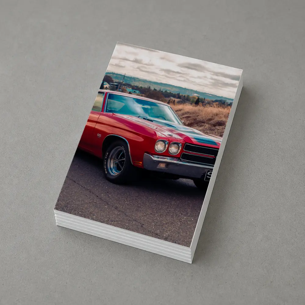 Chevrolet Chevelle SS Red Muscle Car – Postcards