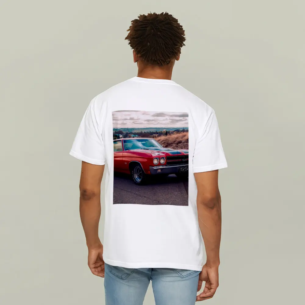 Chevrolet Chevelle SS Red Muscle Car – T-Shirts