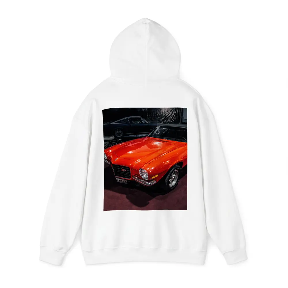 Chevrolet Camaro Z28 Orange Classic Muscle Car – Hoodies
