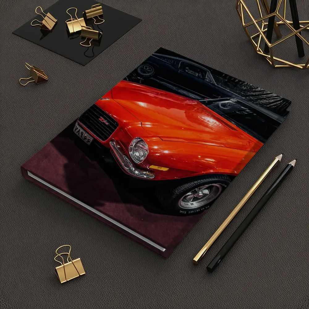 Chevrolet Camaro Z28 Orange Classic Muscle Car – Notebooks