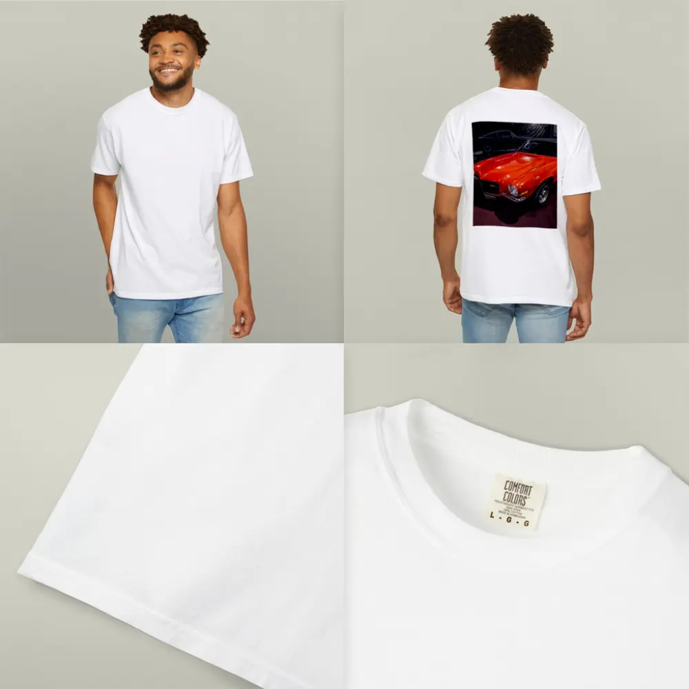 Chevrolet Camaro Z28 Orange Classic Muscle Car – T-Shirts