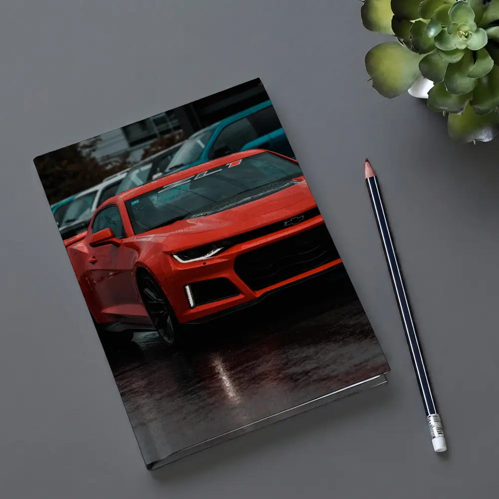 Chevrolet Camaro ZL1 Wet Parking Lot – Notebooks