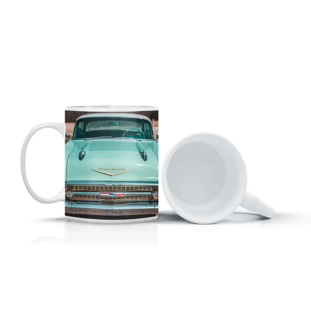 1957 Chevrolet Bel Air Front View Road – Mugs