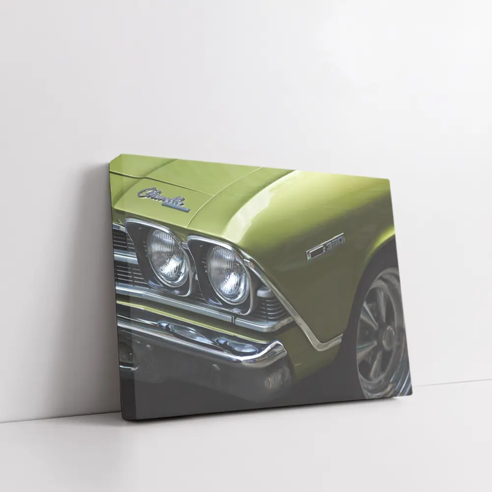 Chevrolet Chevelle Classic Muscle Car Green – Wall Art