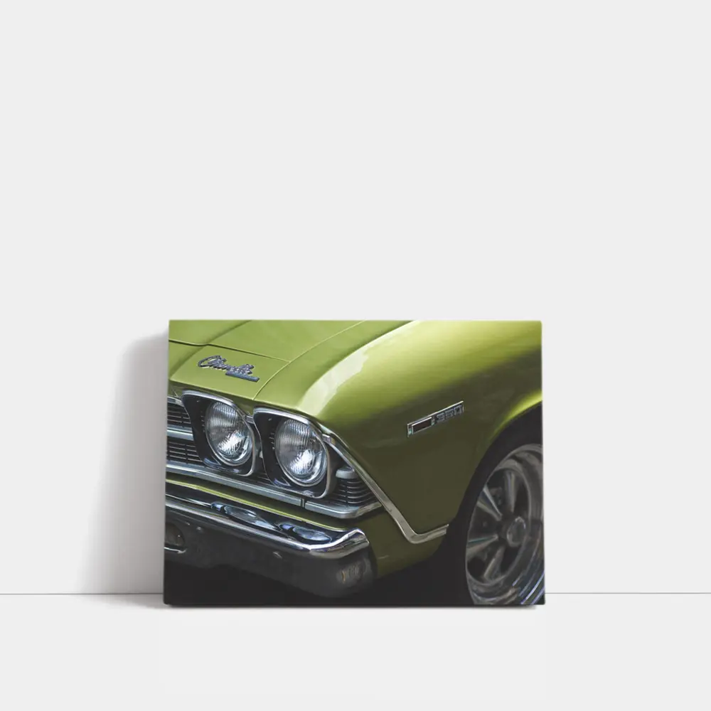 Chevrolet Chevelle Classic Muscle Car Green – Wall Art