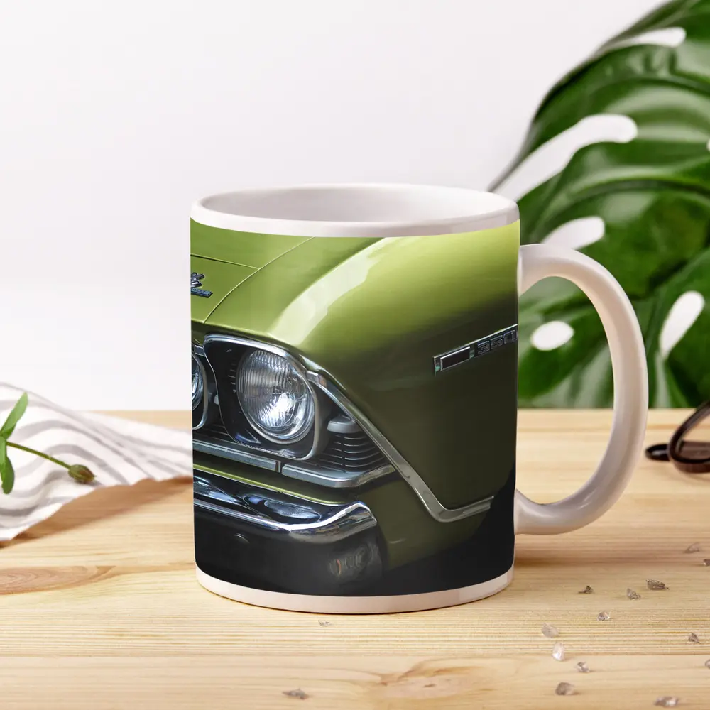 Chevrolet Chevelle Classic Muscle Car Green – Mugs
