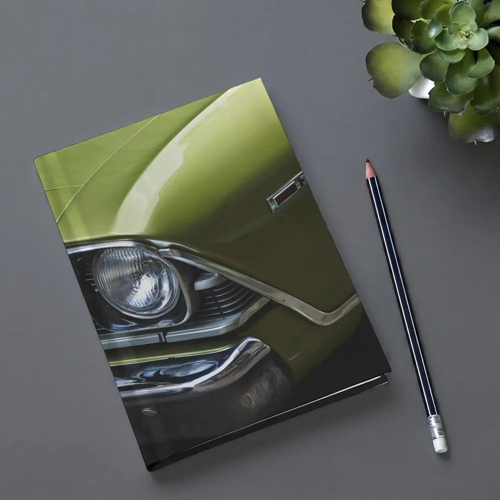 Chevrolet Chevelle Classic Muscle Car Green – Notebooks