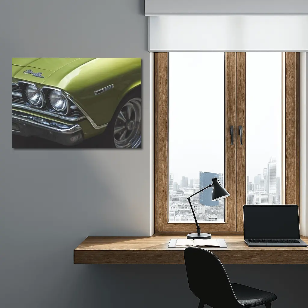 Chevrolet Chevelle Classic Muscle Car Green – Wall Art