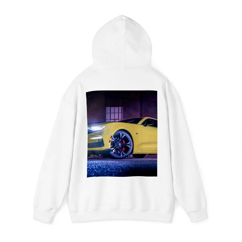 Chevrolet Camaro Yellow Night Urban Street – Hoodies