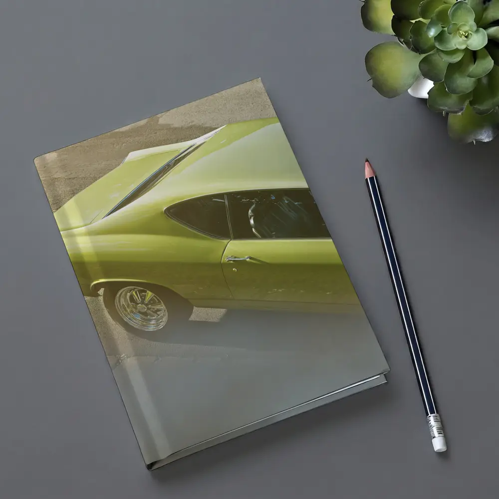 Chevrolet Chevelle Muscle Car Street Shot – Notebooks